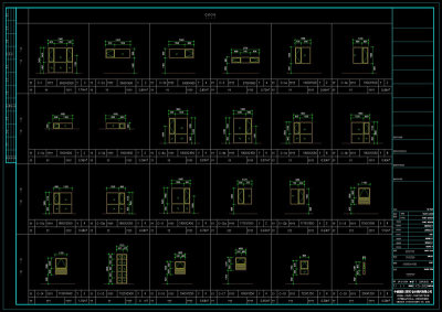 门窗cad大样图