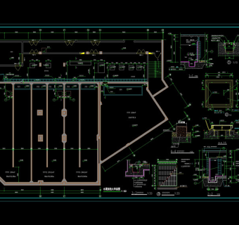 住宅居民区cad建筑平面图纸源文件