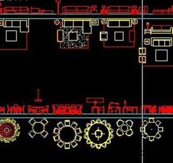 CAD家具模块图库