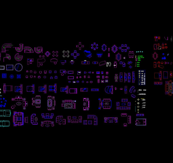 常用室内CAD图块