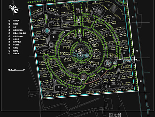 上海某小区规划cad图纸