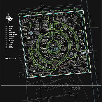 上海某小区规划cad图纸
