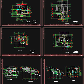 别墅大样cad图纸