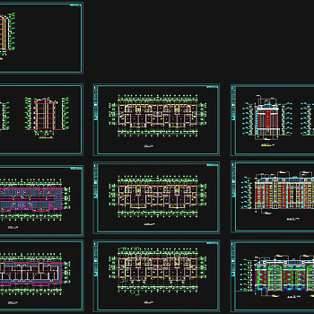 多层住宅cad图纸