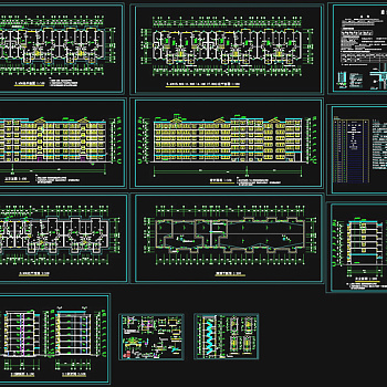 某多层住宅建筑cad图纸
