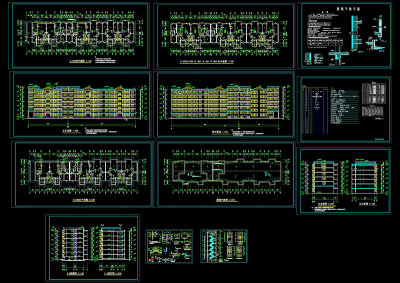 某多层住宅建筑cad图纸