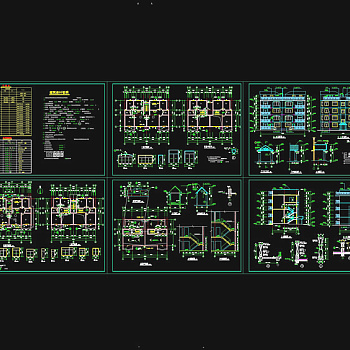 多层住宅cad施工图