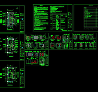 单身公寓cad图纸