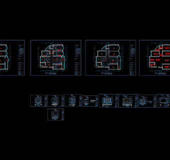 别墅建筑平面cad图纸