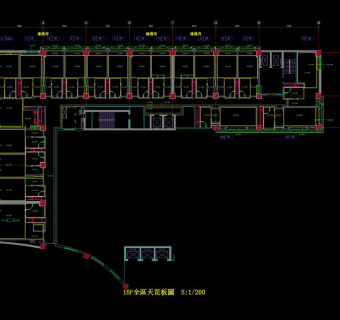 酒店装修cad平面图