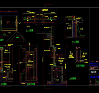 别墅建筑cad图纸素材