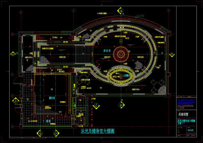 别墅立面cad建筑图纸素材