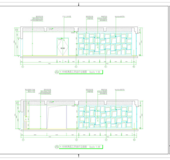 艺术馆展厅平面布置图cad图纸
