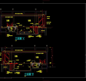 长春别墅cad建筑图纸素材