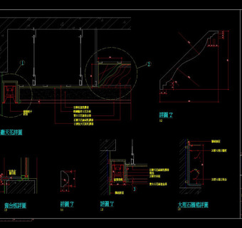 别墅住宅建筑cad图稿素材