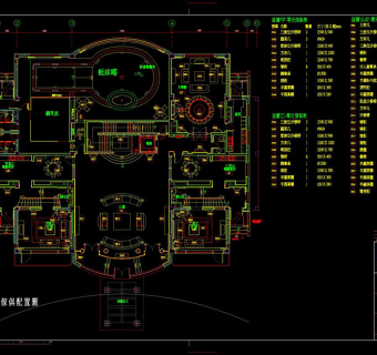 别墅住宅建筑cad图纸