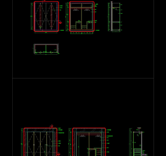衣柜大样图cad图纸