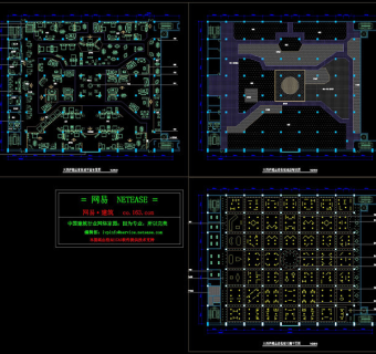 家具城平面装修图cad图纸