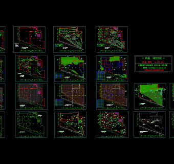 一套细致餐厅施工图cad图纸