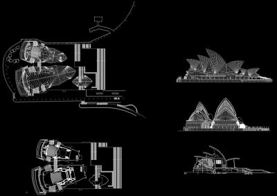 悉尼歌剧院cad图纸