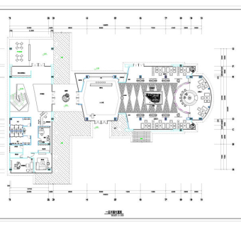 凯隆广场售楼部cad图纸