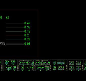 奥迪丽华办公室立面cad图块
