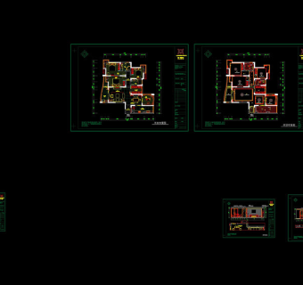 家装工装CAD施工图