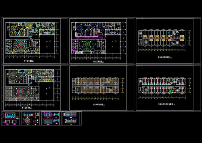 某宾馆设计装修图cad源文件