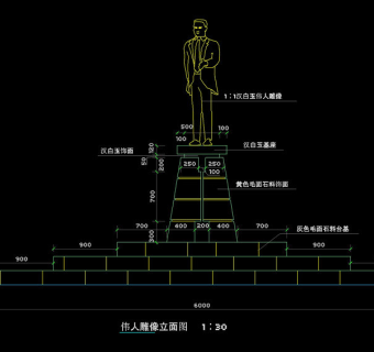 雕塑cad详图