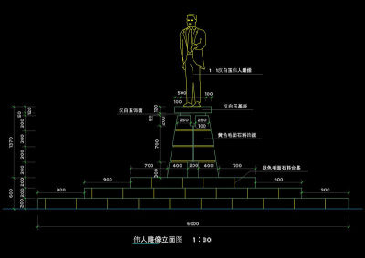 雕塑cad详图