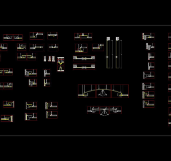 标准天花大样图集cad图纸