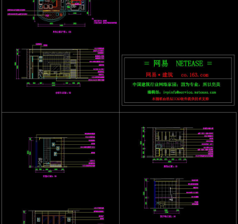 单身公寓室内设计cad图纸