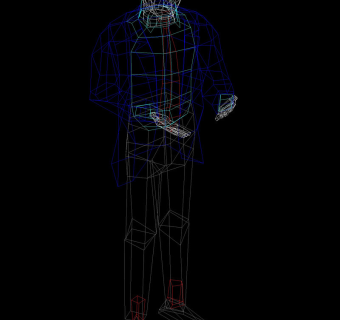 人形cad模型设计素材