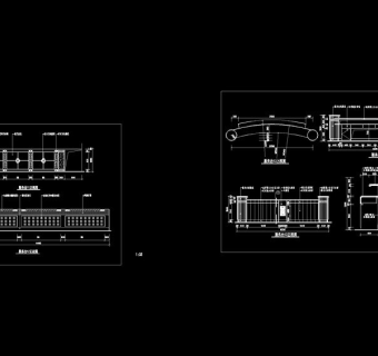 服务吧台cad图纸