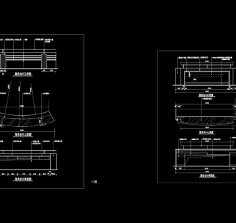室内吧台cad图稿
