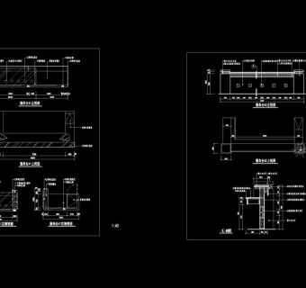 个性服务台吧台cad设计稿