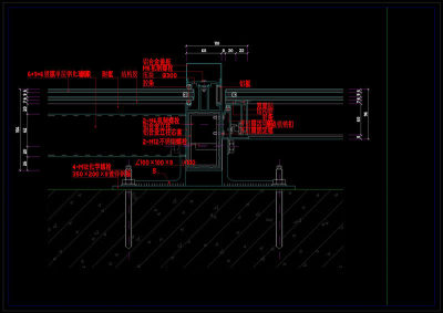 玻璃幕墙节点cad图纸素材