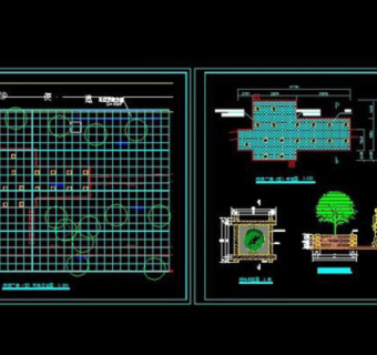 铺装树池CAD图纸