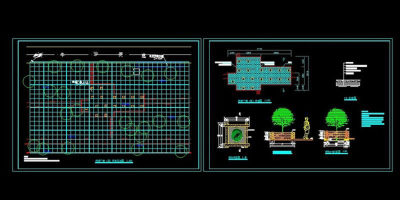 铺装树池CAD图纸