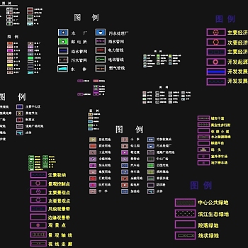 图例cad图纸