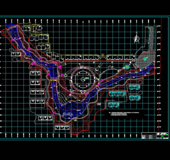放线图cad图纸素材