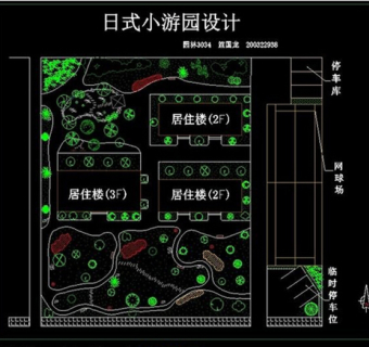 小游园景区CAD图