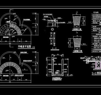 喷泉广场CAD图纸