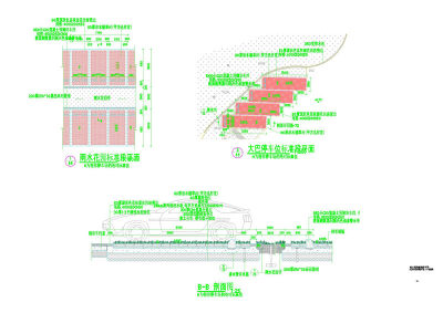 停车场大样cad图纸3D模型