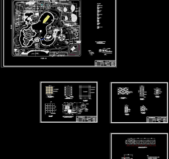 道路铺装图cad图纸