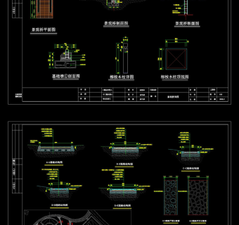 舟山某公园cad图纸