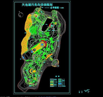 公园城市景区CAD图
