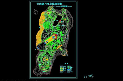 公园城市景区CAD图