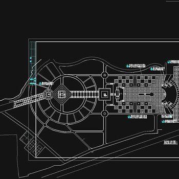 某公园全套景观cad详图