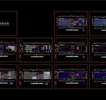 某公司装饰cad竣工图CAD图纸
